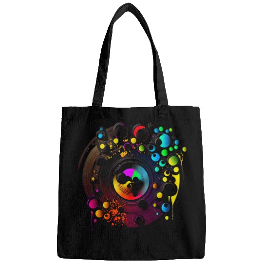 80s music vinyl vintages retro music gift Bags