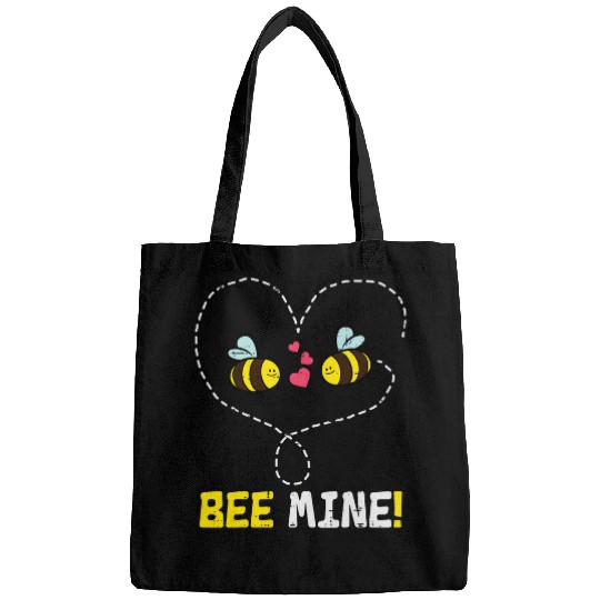 Valentines Day Bee Mine Cute Couple Beekeeper Men Women Kids Bags