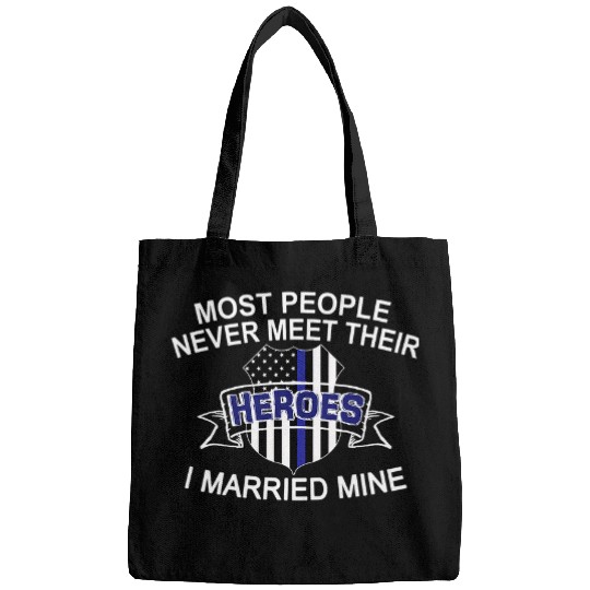 Police Wife Law Enforcement Support Back the Blue Bags