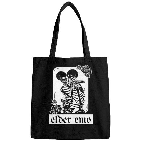 Elder Emo Funny Emo Music Fan Scene Alternative 90s Kids Pun 15 Bags
