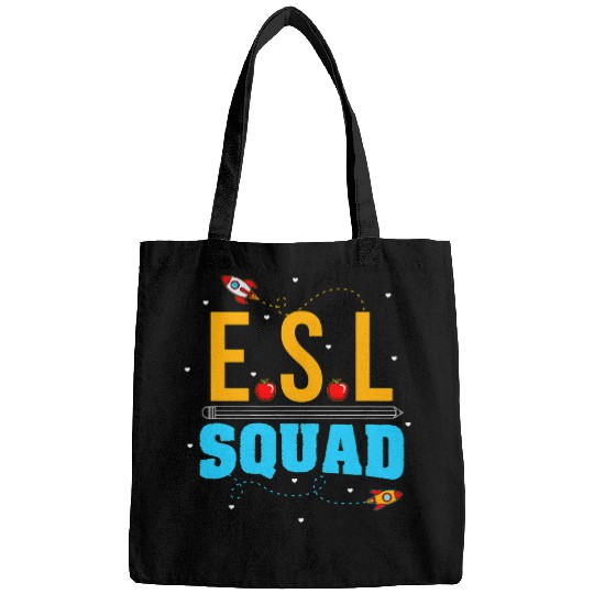 English Second Language Teacher Team ESL Squad Language Bags