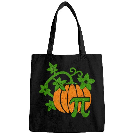 Funny Pumpkin Pi Pie Math Teacher Halloween Men Women Adult Bags