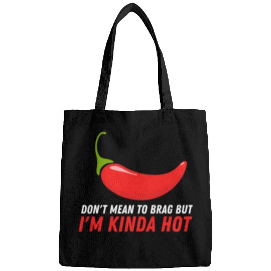 Lacrosse Gift Chili Spicy Pepper Funny Dont Mean To Brag But Im Kinda Bags