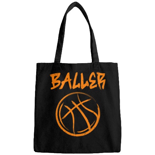 Baller Basketball Player Coachs Sports Urban Style Bball Bags