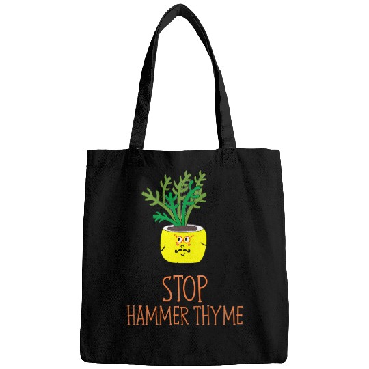 Lacrosse Gift Gardening Herb Stop Hammer Thyme Pun Bags