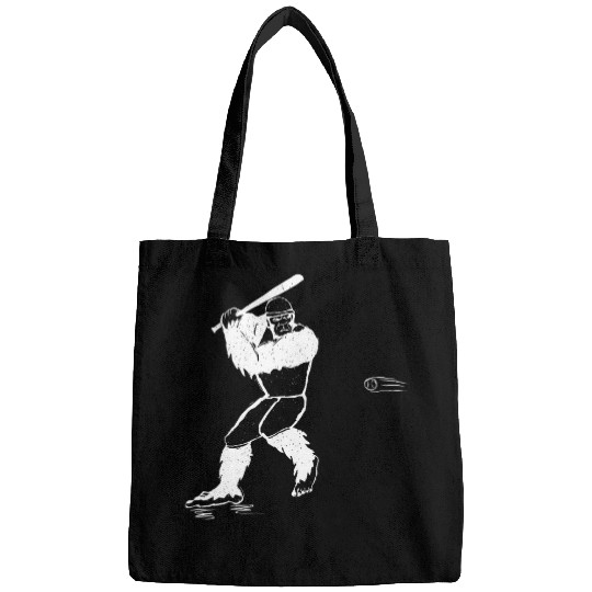 bigfoots Baseball Player Funny Sasquatch Softball Team Sport Bags