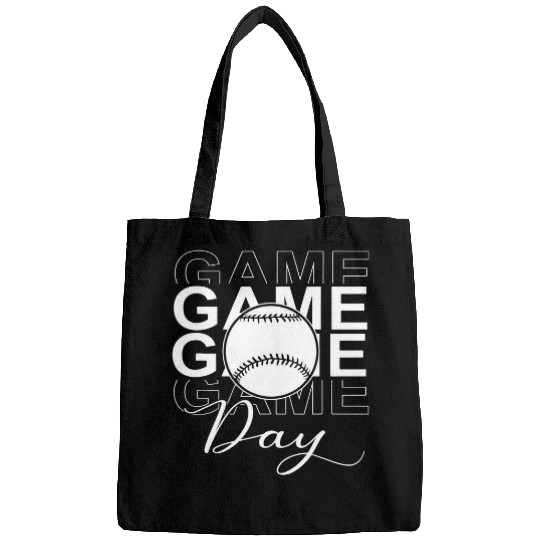 Game Day Baseball Softball Ball Sports Game Ball Lover Bags