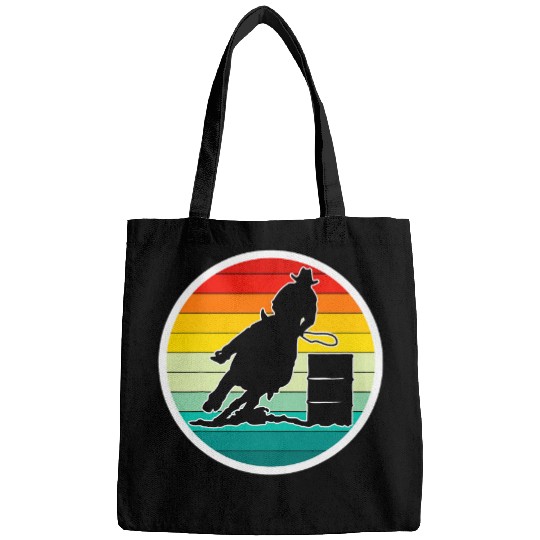 Horse Lover Barrel Racing Horse Lover Horseback Riding vintages Sunset Bags