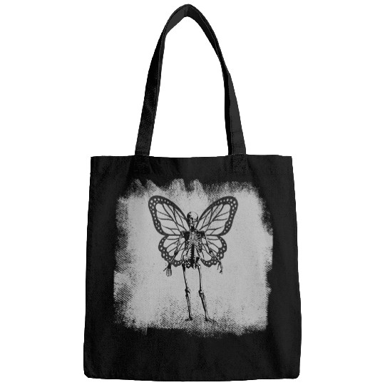 Fairy Grunge Fairycore Skeletons Butterfly Gothic Pose Paint Bags
