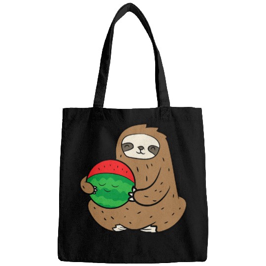Sloth Pet With Watermelon Fruit Cute Watermelons And Sloth Bags