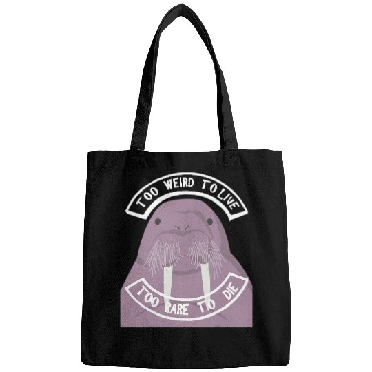 Gonzo Walrus To Weird To Live To Rare To Die Bags