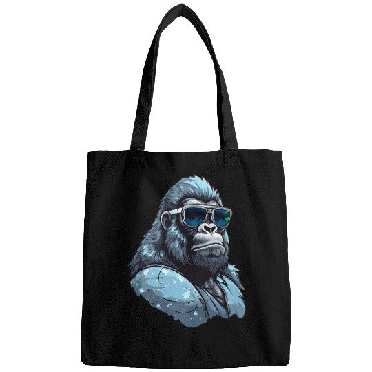 Owl Pet Gorilla Face Angry Growling Scary Silverback Gorilla Bags
