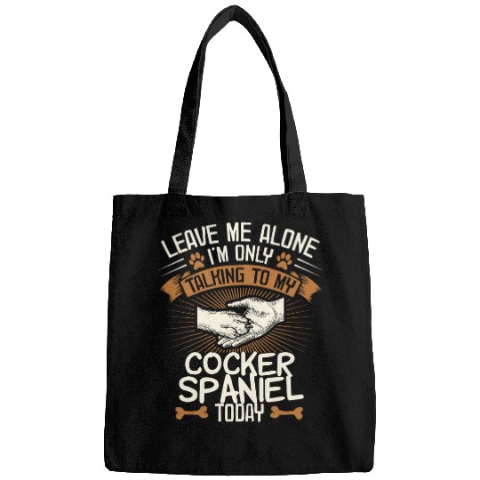 Cocker Spaniel   Men Women Dog Mom Dog Lover 6 Bags