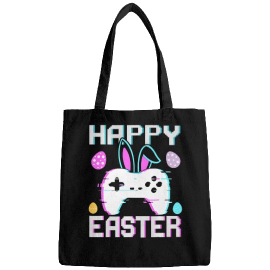 Video Game Easter Bunny Gaming Controller Gamer Boys Girls T 3 Bags