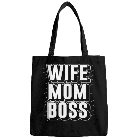 Wife Mom Boss for Mommy and me matching Bags