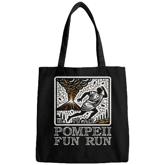 Pompeii Fun Run History Geography Volcanologist Volcanology Bags