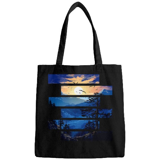 Wilderness Sunrise Majesty Gliding Raptors at Dawn Bags
