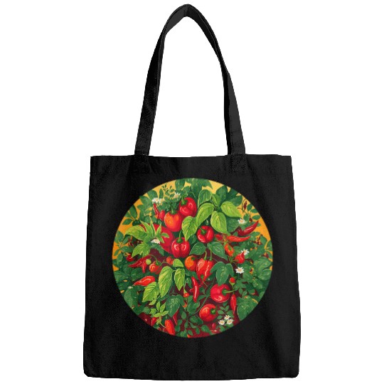 Pepper Pepper Vegetable Vegetarian Garden Bags