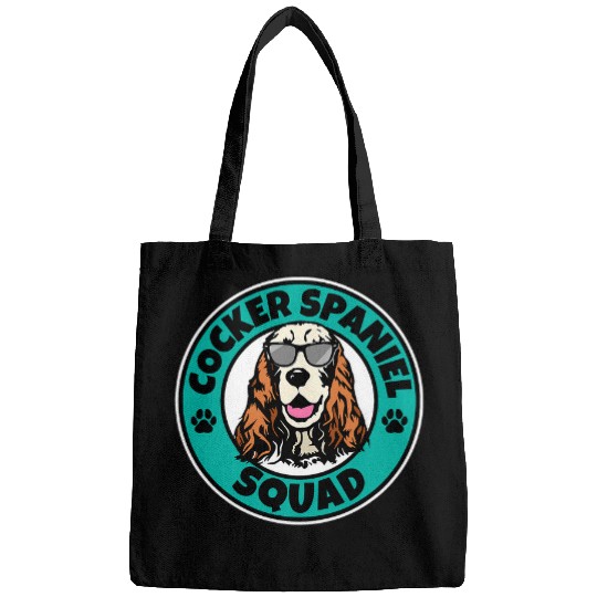 Cocker Spaniel Squad I Dog Lover I Cocker Spaniel Bags