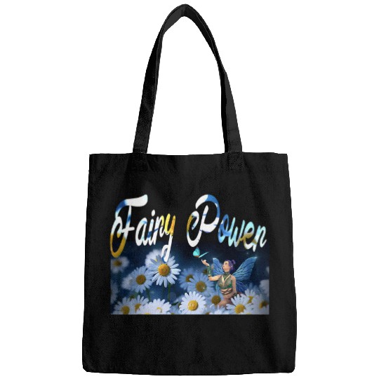 Fairy Power Daisy Garden Butterfly Cottagecore Fairy Tale Bags