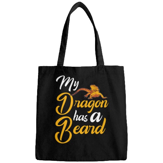 My Dragon Has Bearded Dragon Beardie Pet Lizard Lover Women Bags