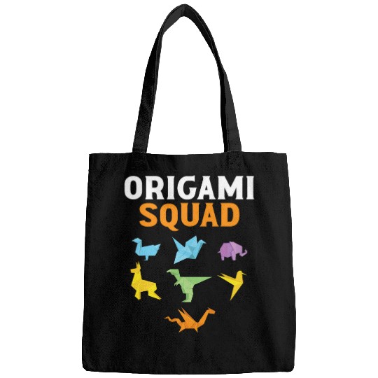 Origami Squad Origamist Japanese Culture Paper Folding Art Bags