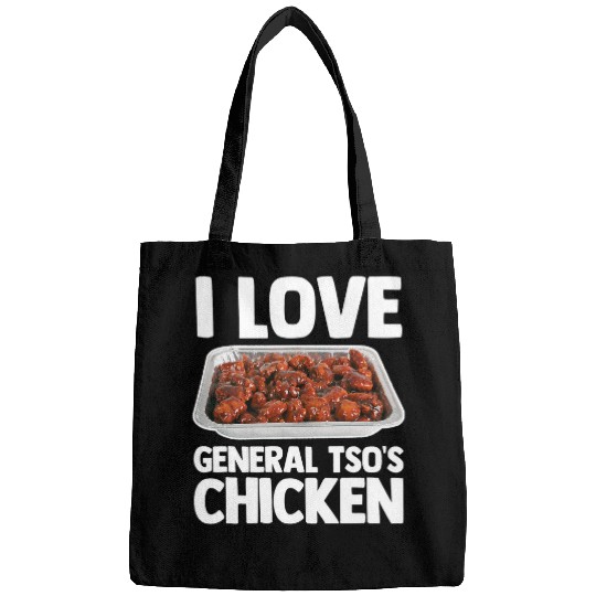 Chicken Lover I Love General Tsos Chicken 2Funny Saying Chinese Food Bags