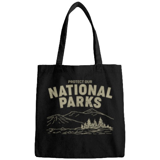 Retro Hiking Protect Our National Parks vintages Preserve Bags