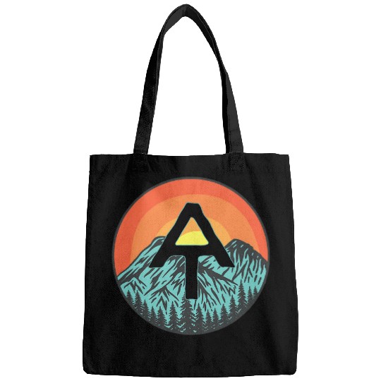 Appalachian Trail Mountains With Sunset Art Bags