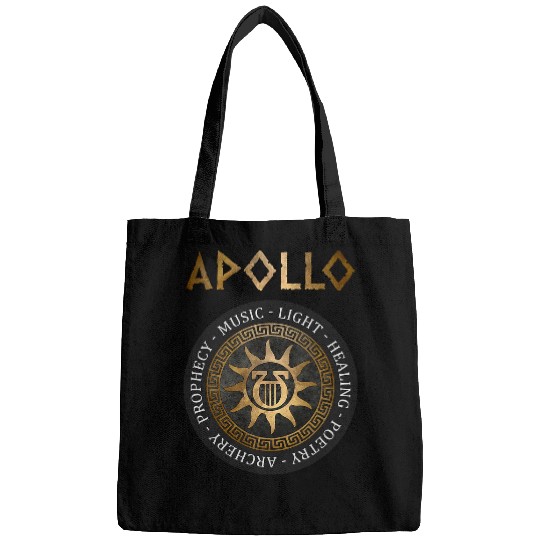Apollo Ancient Greek God of Music and Light Lyre Symbol Bags