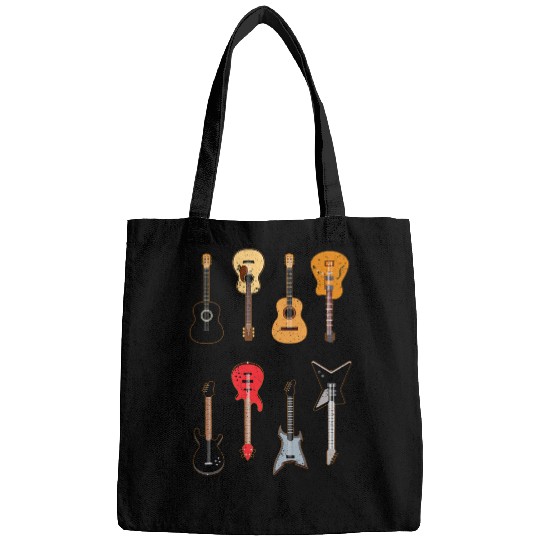 Guitar Collection Guitarist Gift Guitar Player 2Musician Bags