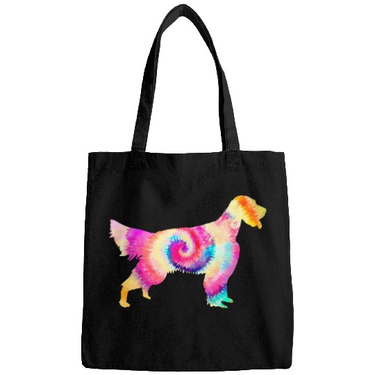 English Setter Dog Owner Tie Dye Bags