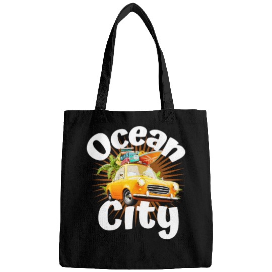 Ocean City Maryland Retro Surfer Tee OCMD Bags