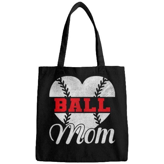 Baseball Mom Ball Mom Mother Softball Cheer Mom 4 Bags