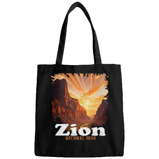 Zion National Park Utah Mountains Nature Hiking Nationalpark Bags