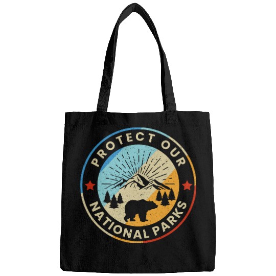 Protect Our National Parks vintages Preserve Retro Hiking Bags