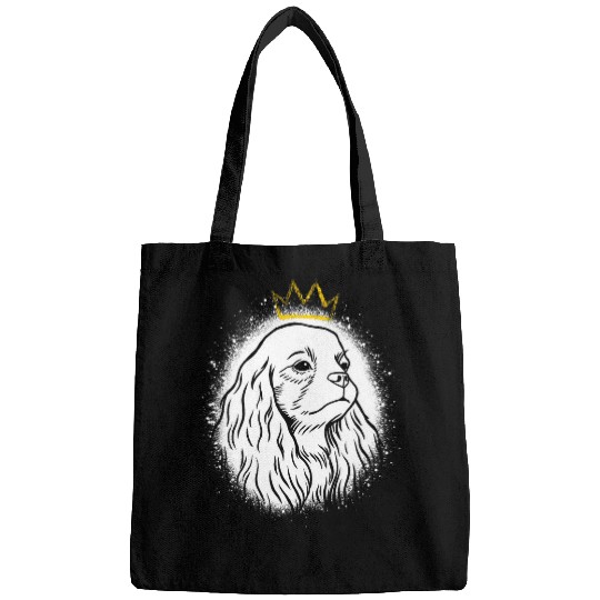 Cavalier King Charles Spaniel with Crown Bags