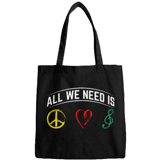 All We Need Is Reggae Style Design For Reggae Music Lovers Bags