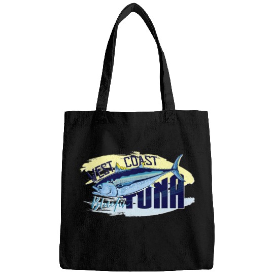 West Coast Bluefin Tuna Coastal Fishing Tee for Anglers Bags