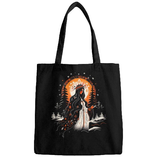 Winter Solstice Christmas Prayer Van Gogh Style Fashion 7 Bags