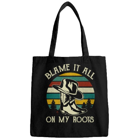 Blame It All On My Roots   Country Music Lover Bags