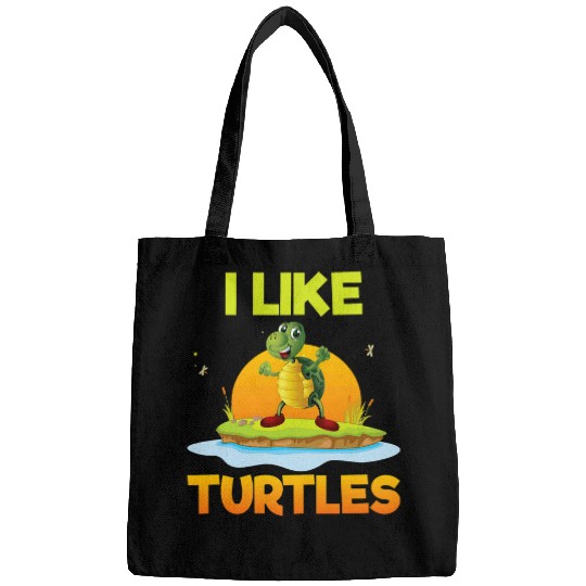 Turtle Pet Owners Turtle Lovers I Like Turtles Turtle Themed Bags