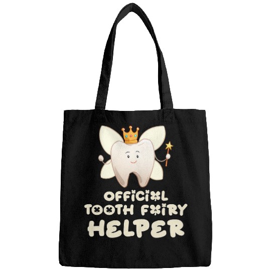 Dental Assistant dentists Teeth Official Tooth Fairy Helper Bags