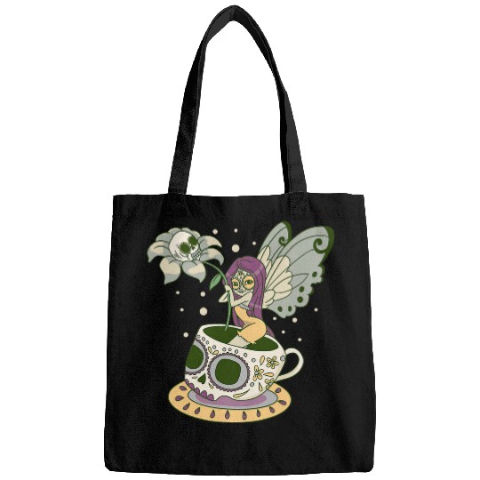 Fairy Grunge Fairycore Aesthetic Cottagecore Butterfly Skull Bags