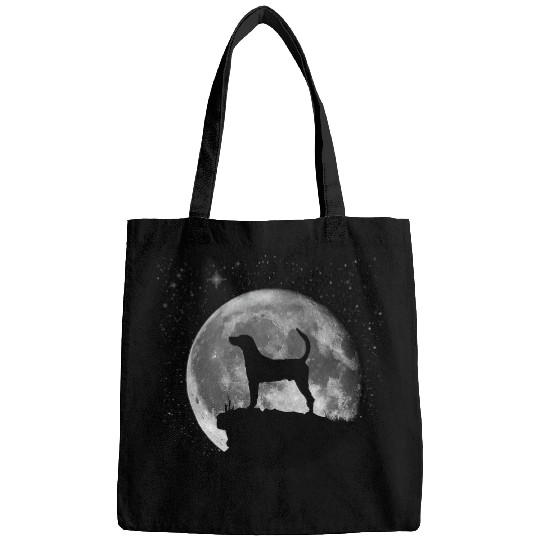 English Foxhound Dog Moon Bags