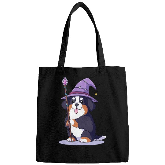 Bernese Mountain Dog Wizard Funny Magic Bags