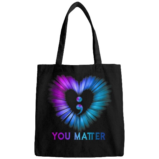 You Matter No Story Should End Too Soon suicides Awareness Bags