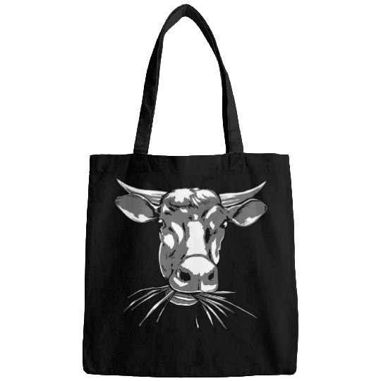 Cow Lover Feeding Men Animal Graphic Cattle Food Casual Farm Life Bags