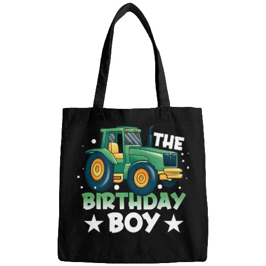 Tractor driving Tractors Farmer The Birthday Boy for kids Bags