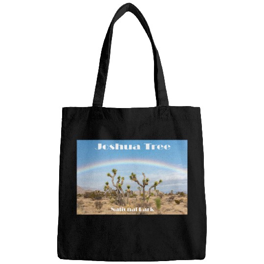 Rainbow in Joshua Tree National Park Bags